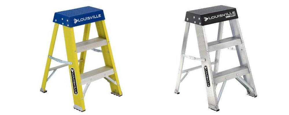 Aluminum Step Stool & Fiberglass Step Stool
