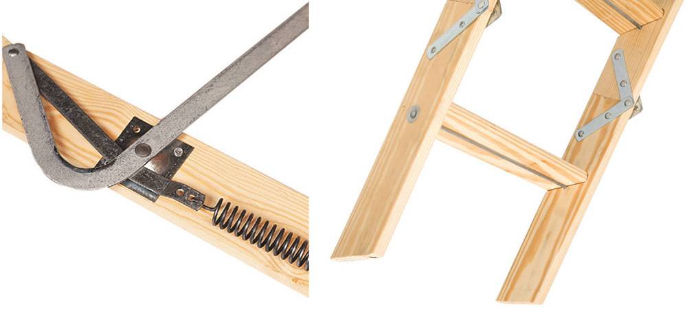 Louisville Ladder L224P has adjustable springs and reinforced grooved steps