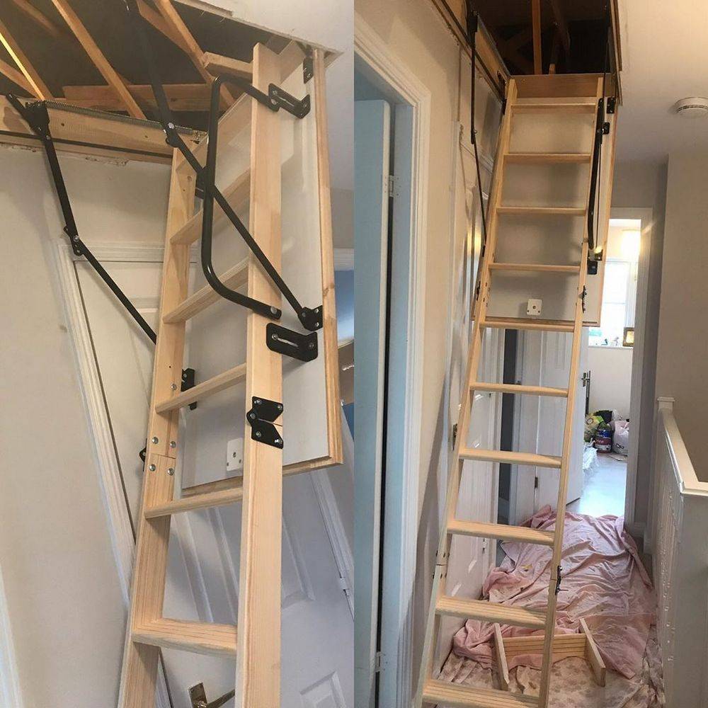 Wooden Attic Ladders